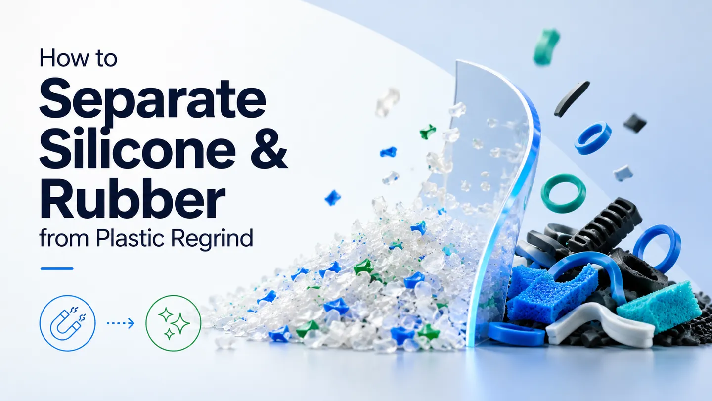How to Separate Silicone & Rubber from Plastic Regrind