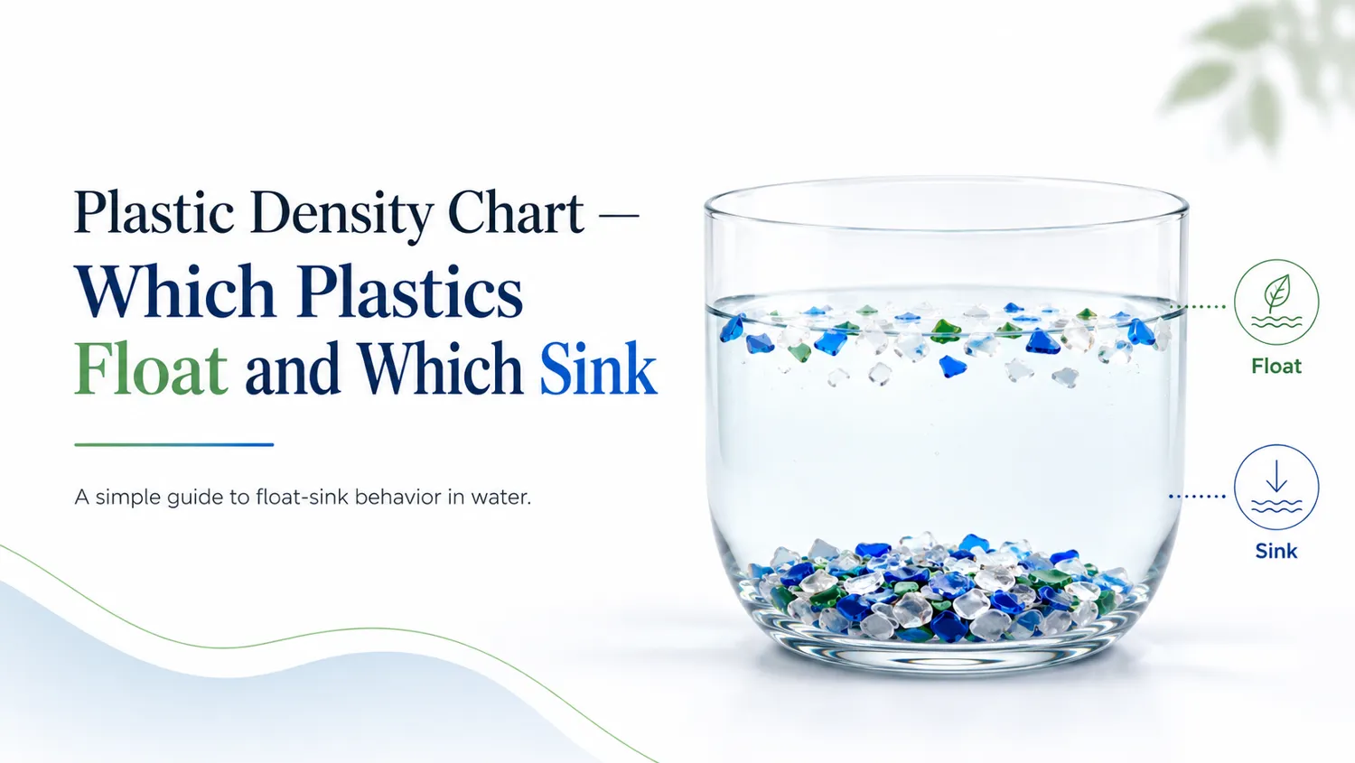 Plastic Density Chart: Which Plastics Float and Which Sink in Water