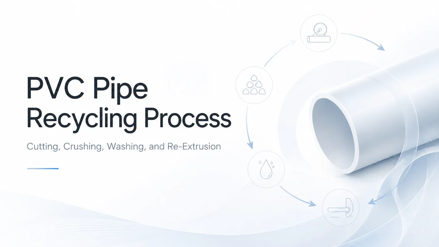 PVC Pipe Recycling Process: A Mechanical Recovery Guide