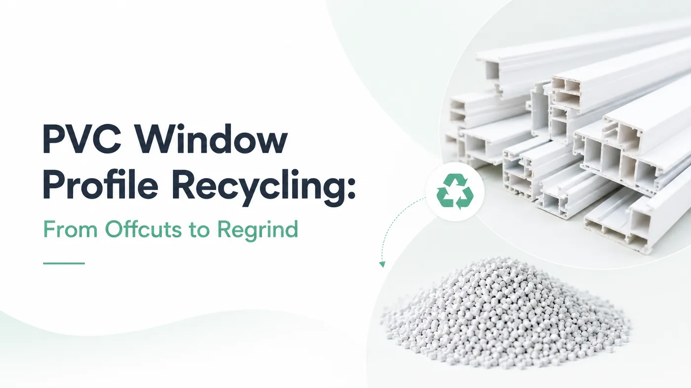 PVC Window Profile Recycling: From Offcuts to Regrind