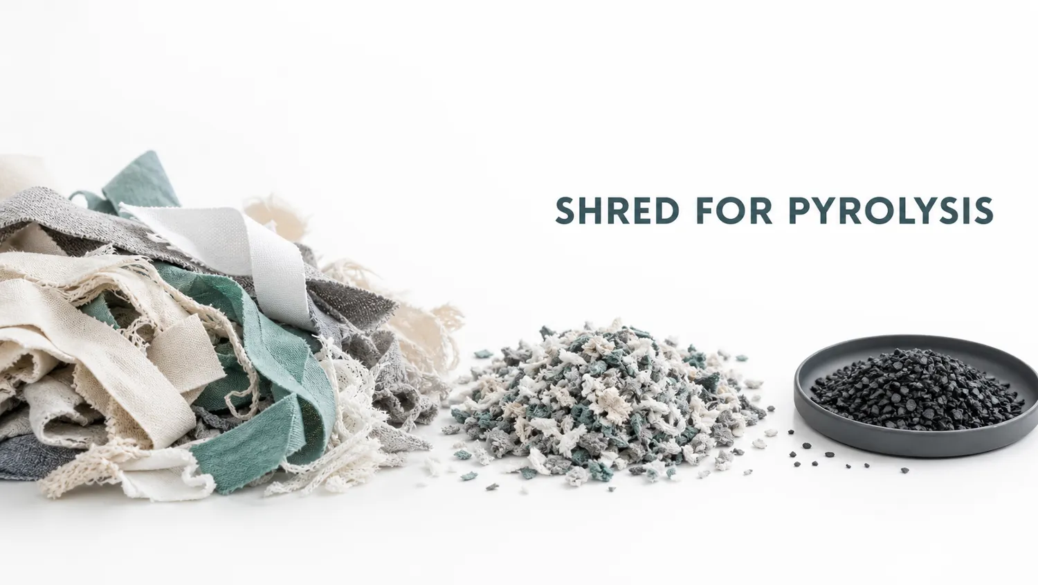 How to Prepare Waste Textiles for Pyrolysis: Shredding, Sizing and Screw Feeding