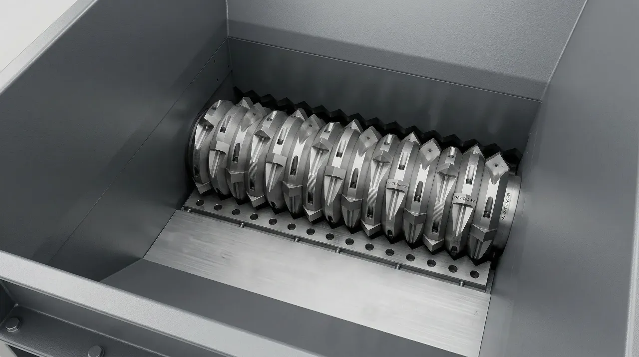 Trituradora para Big Bags (FIBC) – Rotary Cutting Shaft