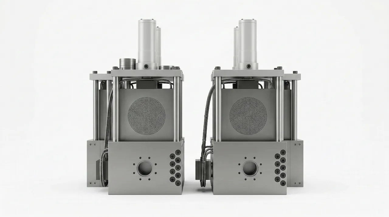 Hydraulic screen changer