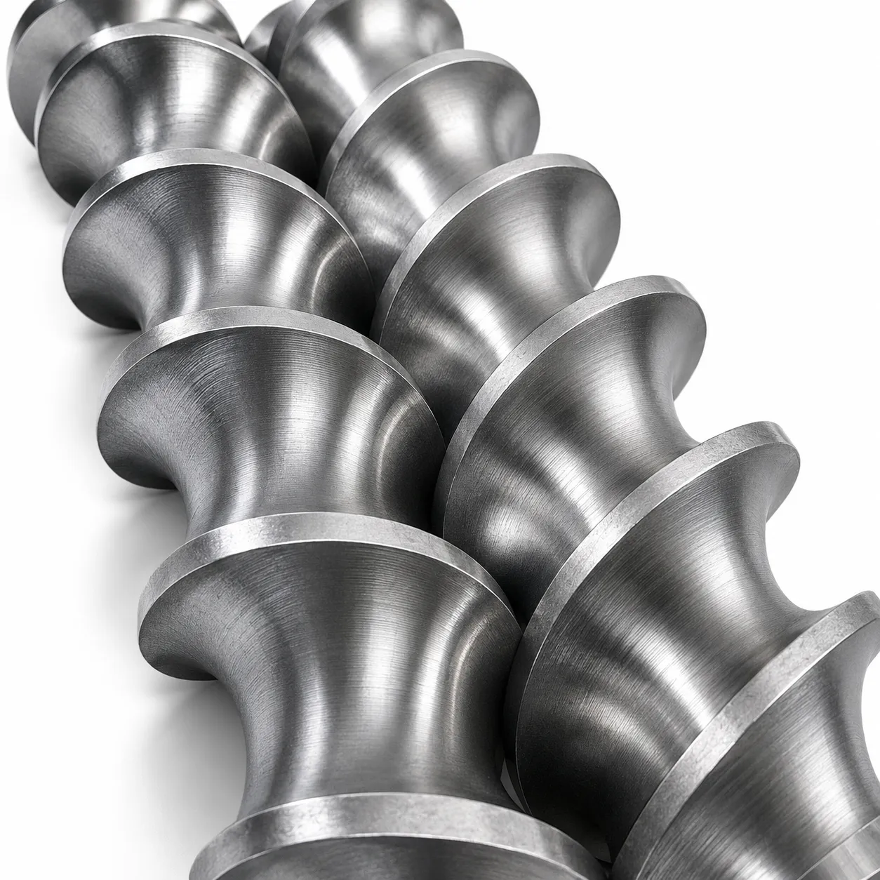 Twin screw extruder screw elements